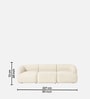 Zen Boucle 3 Seater Sofa In White Colour