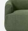 Zen Boucle 3 Seater Sofa In Olive Green Colour