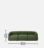 Zen Boucle 3 Seater Sofa In Olive Green Colour