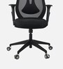 Zen Breathable Mesh Ergonomic Chair in Black colour With Headrest
