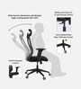 Zen Breathable Mesh Ergonomic Chair in Black colour With Headrest