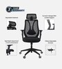 Zen Breathable Mesh Ergonomic Chair in Black colour With Headrest