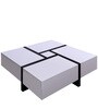 Zen Coffee Table in White & Black Colour