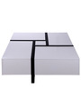 Zen Coffee Table in White & Black Colour