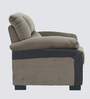Lux Fabric 1 Seater Sofa in Brown Color