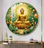 Zen Harmony Of Buddha Acrylic Round Wall Art
