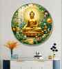 Zen Harmony Of Buddha Acrylic Round Wall Art