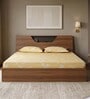 Zen King Sized Bed In Brown Finish Without Storage