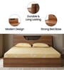 Zen King Sized Bed In Brown Finish Without Storage