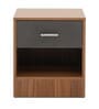 Zen Side Table In Brown Finish