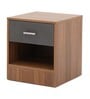 Zen Side Table In Brown Finish