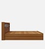 Zencozy Queen Sized Bed In Walnut and Frosty White Finish
