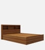 Zencozy Queen Sized Bed In Walnut Finish