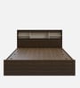 Zencozy Queen Sized Bed In Wenge and Beige Teak Finish