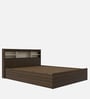 Zencozy Queen Sized Bed In Wenge and Beige Teak Finish