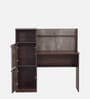 Zendon Hutch Desk In Walnut & Marble Finish