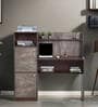 Zendon Hutch Desk In Walnut & Marble Finish