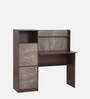 Zendon Hutch Desk In Walnut & Marble Finish