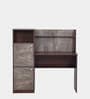 Zendon Hutch Desk In Walnut & Marble Finish