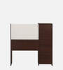 Zendon Hutch Desk In Walnut & White Finish