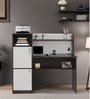 Zendon Hutch Desk In Walnut & White Finish