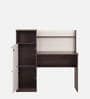 Zendon Hutch Desk In Walnut & White Finish