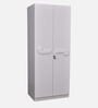 Zenith 2 Door Wardrobe in White Colour