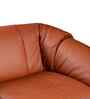Zenith Leather 2 Seater Sofa In Brown Color