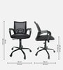 Zenith Breathable Mesh Ergonomic Chair in Black Colour