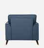 Zenith Fabric 1 Seater Sofa  In Azure Blue Colour