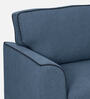 Zenith Fabric 1 Seater Sofa  In Azure Blue Colour