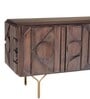 Zenith Frame Tv Unit In Walnut Finish