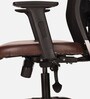 Zenith Breathable Mesh Office Chairs in Black & Brown Colour