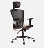 Zenith Breathable Mesh Office Chairs in Black & Brown Colour