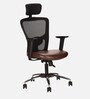 Zenith Breathable Mesh Office Chairs in Black & Brown Colour