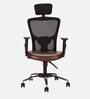 Zenith Breathable Mesh Office Chairs in Black & Brown Colour