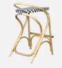Zenith Rattan Bar Stool in Natural Finish