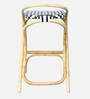 Zenith Rattan Bar Stool in Natural Finish