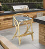Zenith Rattan Bar Stool in Natural Finish
