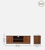 Zenith Tv Console In Columbian Walnut Finish