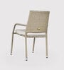 Zenith Wicker Patio Chair in Ash Colour