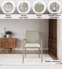 Zenith Wicker Patio Chair in Ash Colour