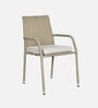 Zenith Wicker Patio Chair in Ash Colour