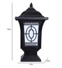 Zenlume Black Iron Gate Light  | B22 holder | without Bulb |  Eliante