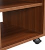 Zentra Dual Tone Center Table With MultiShelve In Walnut Finish Zentra Dual Tone Center Table With MultiShelve In Walnut Finish