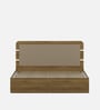 Zenvora King Size Bed With Box Storage In Melamine Finish