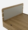 Zenvora King Size Bed With Box Storage In Melamine Finish