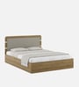 Zenvora King Size Bed With Box Storage In Melamine Finish