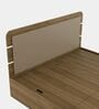 Zenvora King Size Bed With Box Storage In Melamine Finish