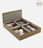 Zenvora Queen Size Bed With Box Storage In Melamine Finish